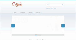 Desktop Screenshot of cajoleonline.com